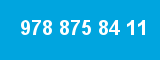 978 875 84 11